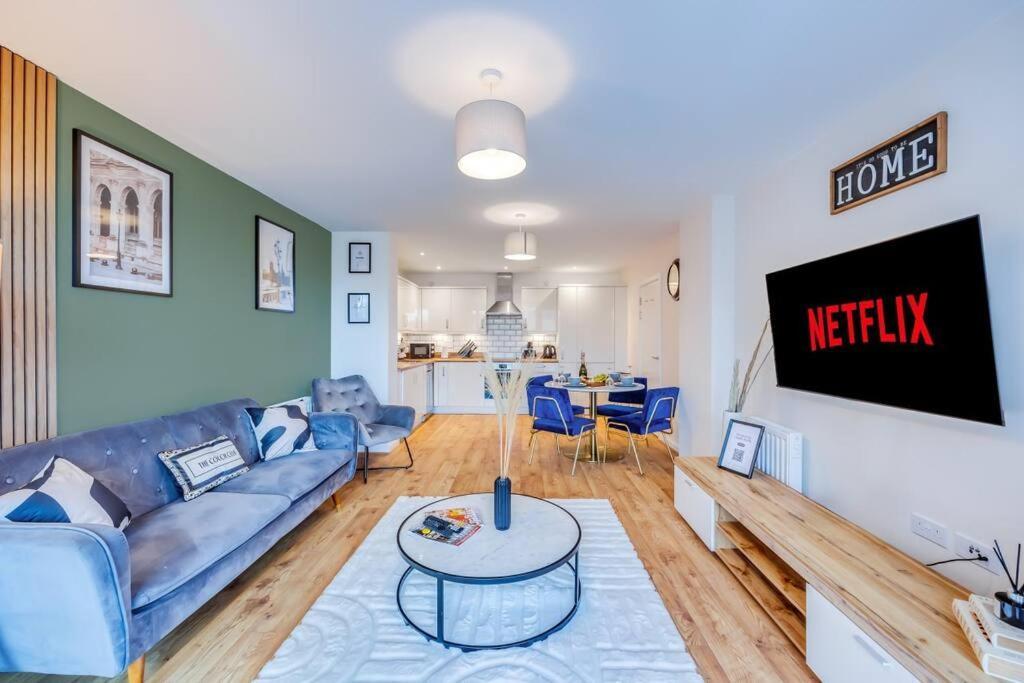 Beautiful Canal Side Apartment - City Centre - Balcony, Secure Parking, Self Check-In, Fast Wifi And Smart Tv With Sky Tv And Netflix By Yoko Property Milton Keynes Exterior foto